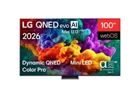 LG TV 100QNED87B6 100, 3840 x 2160 (Ultra HD 4K), QNED - Auflösung: 3840 x 2160 (Ultra HD 4K) - Bildschirmdiagonale in Zoll: 100  - Tuner-Signal: DVB-C (Kabel) - DVB-S2 (Satellit) - DVB-T2 (terrestrisch) - HDMI Anschlüsse: 4 - Schnittstellen: Bluetooth - 