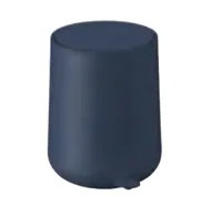 Zone Denmark Treteimer Nova 5 l, Bleu nuit - Fassungsvermögen: 5 l - Anzahl Behälter: 1 - Detailfarbe: Bleu nuit - Form: Rund - Material: Acrylnitril-Butadien-Styrol (ABS)
