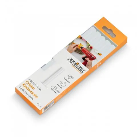 Steinel Klebesticks Cristal 120 mm, 5 Sticks transparent, 60 g - Zubehörtyp: Klebesticks