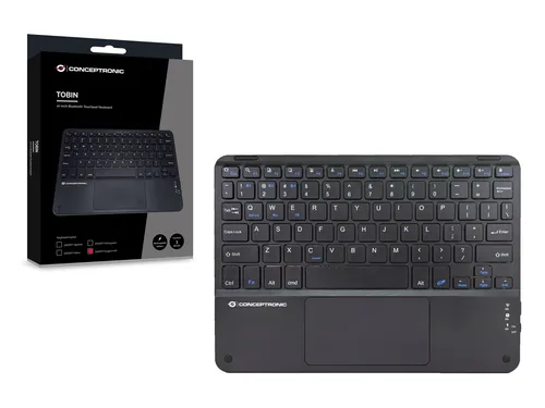 CONCEPTRONIC 10 Wireless Tastatur BT5.4 Layout US schwarz