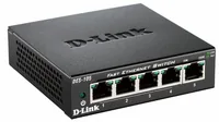 D-Link Switch DES-105 5 Port - SFP Anschlüsse: 0 - Montage Switch: Desktop - SFP+ Anschlüsse: 0 - QSFP+ Anschlüsse: 0 - SFP28 Anschlüsse: 0 - Switch Management: Unmanaged