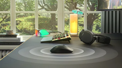 Steel Series Gaming-Maus Rival 3 Wireless - Maus Features: Umschaltbare DPI-Auflösung - RGB-Beleuchtung - Daumentaste - Beleuchtung - Scrollrad - Bedienungsseite: Rechtshänder - Detailfarbe: Schwarz - Gewicht: 106 g - Verbindungsart: Kabellos - Schnittste