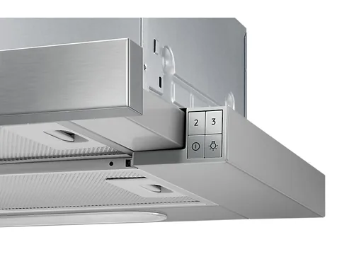 Samsung Dunstabzugshaube NK24M1030IS/UR 3 Stufen - Energieeffizienzklasse: C - Einbaunormen: EU 60 - Tiefe: 28 cm - Breite: 60 cm - Höhe: 18 cm - Modellart Dunstabzugshaube: Wandhaube