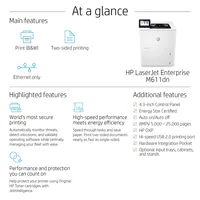HP LaserJet Enterprise M611dn 1200 x 1200 DPI A4 Wifi