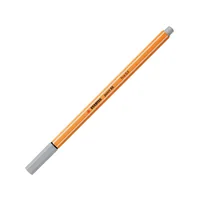 STABILO Fineliner point 88 Hellgrau - Strichstärke: 0.4 mm - Set: Nein - Verpackungseinheit: 1 Stück - Eigenschaft-Stift: Keine - Anwender: Schule - Büro - Erwachsene - Kinder - Fasermaler & Fineliner Art: Fineliner