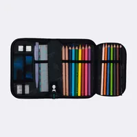 Beckmann Schulthek-Set Classic Magic League 6-teilig - Altersempfehlung ab: 6 Jahren - Wasserabweisend: Ja - Detailfarbe: Dunkelblau - Schwarz - Gewicht: 940 g - Volumen: 22 l - Motiv: Fussball