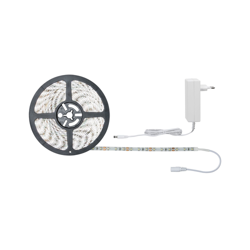 Paulmann LED-Stripe SimpLED 6500 K, 7.5 m Rolle - Lampensockel: LED fest verbaut - Aussenanwendung: Nein - Inklusive Netzteil: Ja - Dimmbar: nicht dimmbar - Set: Ja - Länge: 7.5 m