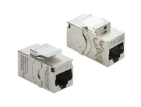 DELOCK Keystone Modul RJ45 BU < BU Cat.6A Schraubschutzkappe
