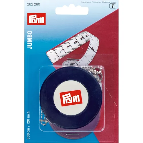 Prym 282260 tape measure 3 m Polyvinyl chloride (PVC) Black, White