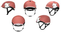 LUMOS Helm Nyxel Weiss/Rot, S - Einsatzbereich: City - Altersgruppe: Erwachsene - Verschluss:  Steckschnalle - Helmtyp: Halbschale - Nachhaltigkeit: Nicht angegeben - Kopfumfang von: 52 cm