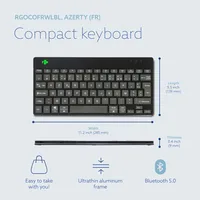 R-GO COMPACT BREAK ERGONOMIC KEYBOARD AZERTY (FR) BLUETOOTH B