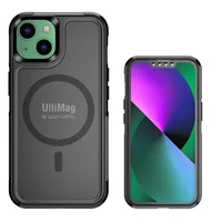 4smarts Back Cover Defend Ultimag iPhone 14 Plus - Farbe: Schwarz - Fallsicher: Ja - Kompatible Hersteller: Apple - Detailfarbe: Transparent - Mobiltelefon Kompatibilität: iPhone 14 Plus - Material: Polycarbonat (PC) - Thermoplastisches Polyurethan (TPU)
