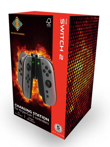 DELTACO Joy-Con charging station GAM-194 for up to 4x NSW 2 joycons