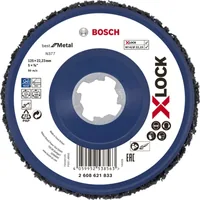 Bosch Professional N377 Reinigungsscheibe X-LOCK 125 mm - Zubehörtyp: Reinigungsscheibe - Für Material: Metall