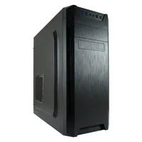 LC-Power PC-Gehäuse 7040B - Unterstützte Mainboards: ATX - Micro-ATX - Mini-ITX - Detailfarbe: Schwarz - Anzahl Lüfterplätze: 4 - Sichtfenster: Nein - Netzteil vorinstalliert: Nein - Gehäuse Bauart: Mid-Tower