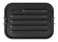 Sigg Lunchbox Gemstone 1.1 l Edelstahl, Obsidian Schwarz - Materialtyp: Metall - Unterteilungsmöglichkeit: Ja - Material: Edelstahl - Set: Nein - Motiv: Kein - Anwender: Erwachsene - Kinder