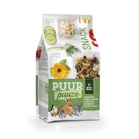Witte Molen Snack Puur Snackmüsli für Kaninchen & Nager, 700 g - Nagetierart: Degu - Farbmaus - Zwergkaninchen - Meerschweinchen - Chinchilla - Kaninchen - Hamster - Ratte - Rennmaus - Zwerghamster - Verpackungsgrösse: 700 g - Tierart: Nager