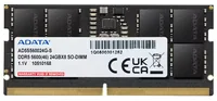 ADATA AD5S560024G-S memory module 24 GB 1 x 24 GB DDR5 5600 MT/s 262-pin SO-DIMM