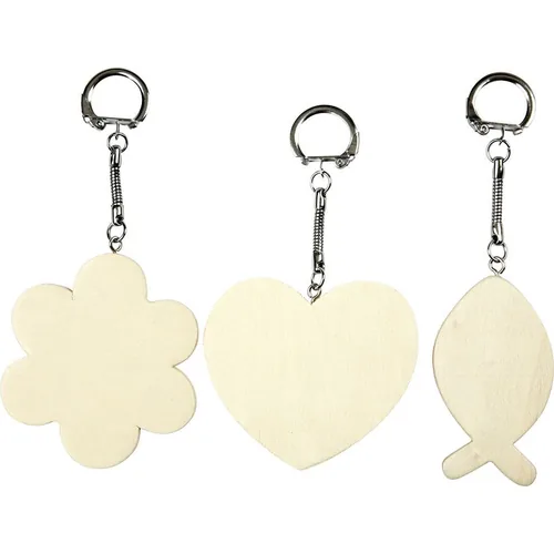 Creativ Company 57684 key ring/case Metallic, Wood