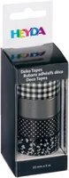 Heyda Washi Tape Colour Code Onyx Schwarz - Detailfarbe: Schwarz - Länge: 5 m - Set: Ja - Breite: 15 mm