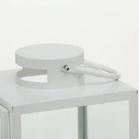 Boltze Laterne Arana lanterna Candela Trasparente, Bianco
