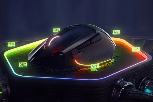 Razer Basilisk V3 Pro mouse Right-hand RF Wireless + Bluetooth + USB Type-C Optical 30000 DPI