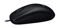 Logitech Maus M90 - Maus-Typ: Standard - Maus Features: Scrollrad - Bedienungsseite: Universal - Detailfarbe: Grau - Schwarz - Verbindungsart: Verkabelt - Schnittstelle: USB-A