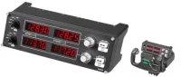 Logitech G G Saitek Pro Flight Radio Panel Black USB Flight Sim Analogue / Digital PC