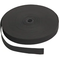 Creativ Company Elastikband 20 mm x 25 m, Schwarz - Verpackungseinheit: 1 Stück - Detailfarbe: Schwarz - Produkttyp: Elastikband