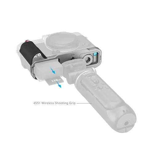 SmallRig 5664 camera cage 1/4" Black, Silver