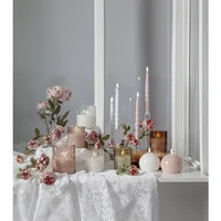 Star Trading LED Dinner Candle 2 Pack Flamme Shine Pink