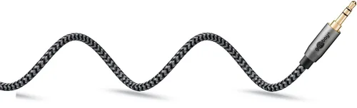 Goobay 65274 audio cable 2 m 3.5mm TRS Schwarz, Silber