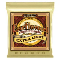 Ernie Ball Gitarrensaiten 2006 Earthwood Bronze – Extra Light 10-50 - Packungsgrösse: Satz - Zu Instrument: Westerngitarre - Saitenanzahl: 6-Saiter
