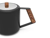 Bredemeijer Teekanne Boston 1.1 Liter - Material: Edelstahl - Filtertyp: Ohne - Fassungsvermögen: 1.1 l - Kompatible Kochfelder: Manuell - nicht für Kochfelder
