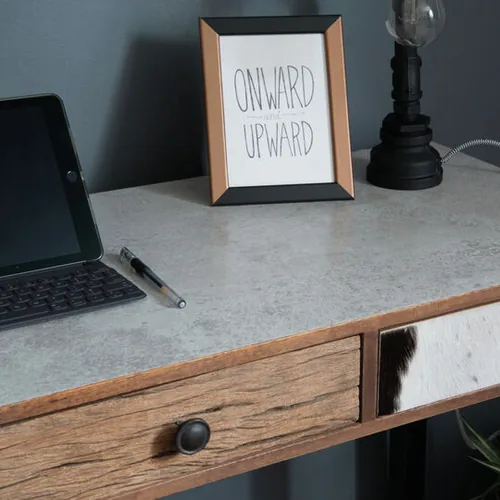 d-c-fix Designfolie Concrete - Breite: 45 cm - Länge: 2 m - Detailfarbe: Steingrau - Anwendungszweck Folie: Wand - Möbel - Klebehaftung: Selbstklebend