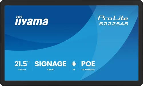 IIYAMA 54,6m 21,5"" S2225AS-B1P 16:9 USB-C IPS