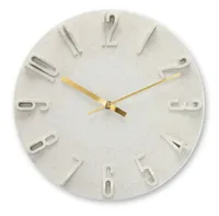 Hama Corfu Quartz clock Round Beige