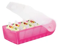 HAN Karteibox Croco A8, Pink - Medienformat: Visitenkarten - Material: Kunststoff - Detailfarbe: Pink