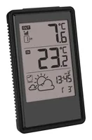 TFA Dostmann Wetterstation Schwarz - Funktionen: Aussentemperatur - Display - Innentemperatur - Luftfeuchtigkeit - Set: Nein - Typ: Wetterstation