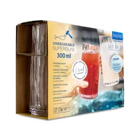 Koziol Cocktailbecher Superglas Club No. 8, 300 ml, 2 Stück - Material: Kunststoff - Höhe: 14.8 cm - Volumen: 300 ml - Glas Typ: Cocktailbecher - Verpackungseinheit: 2 Stück - Detailfarbe: Transparent
