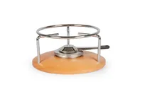 Stöckli Fleischfondue-Set Säntis 9 Teile, Edelstahl - Anzahl Personen: 6 - Materialtyp: Metall - Material: Edelstahl - Betriebsart: Gasbrenner - Kompatible Kochfelder: Glaskeramik - Gas - Induktion - Detailfarbe: Edelstahl