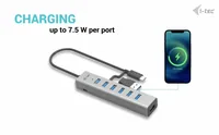 I-TEC USB-C - Charging - Metal - HUB - 7 Port - without power adapter