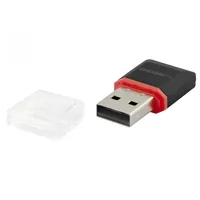 Esperanza EA134K card reader Black,Silver,Transparent USB 2.0