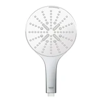 GROHE Handbrause Rainshower Smartactive 150 Moon White - Art: Handbrause - Anschluss: 1/2 - Farbe Siebplatte: Silber - Farbe: Moonlight White - Material: Edelstahl - Wassersparend: Nein