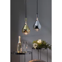 Star Trading Pendelleuchte E27 Chrom - Betriebsart: Netzbetrieb - Lampensockel: E27 - Smart Home: Nicht kompatibel - Farbtemperatur Kelvin: Je nach Leuchtmittel - Anwendungsbereich: Indoor - Gesamtleistung: 0 W