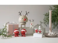Hoptimist Aufsteller Bumble Rentier S 9.5 cm, Weiss - Produkttyp: Aufsteller - Motiv: Tiere - Detailfarbe: Weiss - Detailmaterial: Acrylnitril-Butadien-Styrol (ABS) - Kunststoff - Grundmaterial: Metall