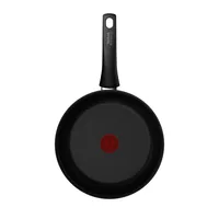 Tefal Bratpfanne Renew On Black 24 cm - Material: Aluminium - Pfannentyp: Bratpfanne - Kompatible Kochfelder: Backofen - Gas - Halogen - Induktion - Elektro - Antihaftbeschichtung: Ja - Detailfarbe: Schwarz - Set: Nein