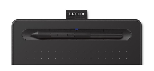 Wacom Stifttablet Intuos S  Creative Pen Tablet - Aktive Arbeitsfläche: 152 mm x 95 mm - Anzahl Druckstufen: 4096 × - Detailfarbe: Schwarz matt - Schwarz - Schnittstellen: Micro-USB 2.0 - Display vorhanden: Nein - Kabellos: Nein