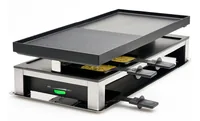 Solis 7611210977582 raclette grill 10 person(s) Black, Stainless steel