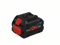 Bosch Professional Akku ProCORE 18 V, 8 Ah - Akkusystem: Bosch Professional 18 V (AMPShare) - Zubehörtyp: Akku - Akkukapazität: 8 Ah - Spannung: 18 V - Kapazität Wattstunden: 144 Wh - Akkutyp: Lithium-Ion (Li-Ion)